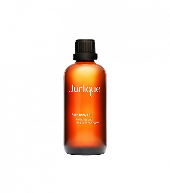 Jurlique Rose Body Oil - safflower and jojoba seed oils, rose and lavender extracts, and vitamin E