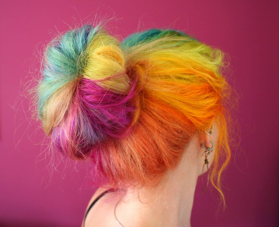 rainbow-bun