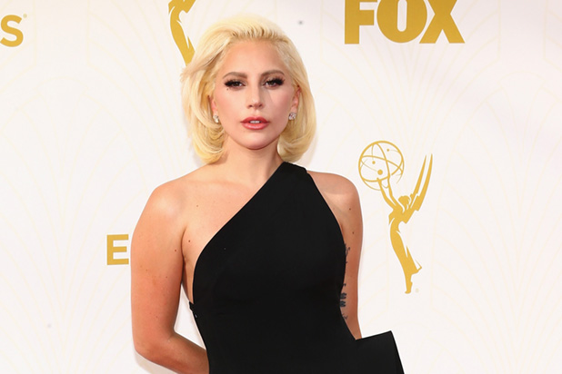 LOS ANGELES, CA - SEPTEMBER 20: Recording artist/actress Lady Gaga attends the 67th Annual Primetime Emmy Awards at Microsoft Theater on September 20, 2015 in Los Angeles, California. (Photo by Mark Davis/Getty Images)