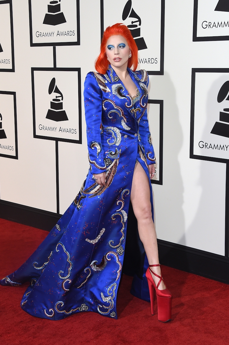 Best Hair Color of the 2016 Grammys - Lady Gaga