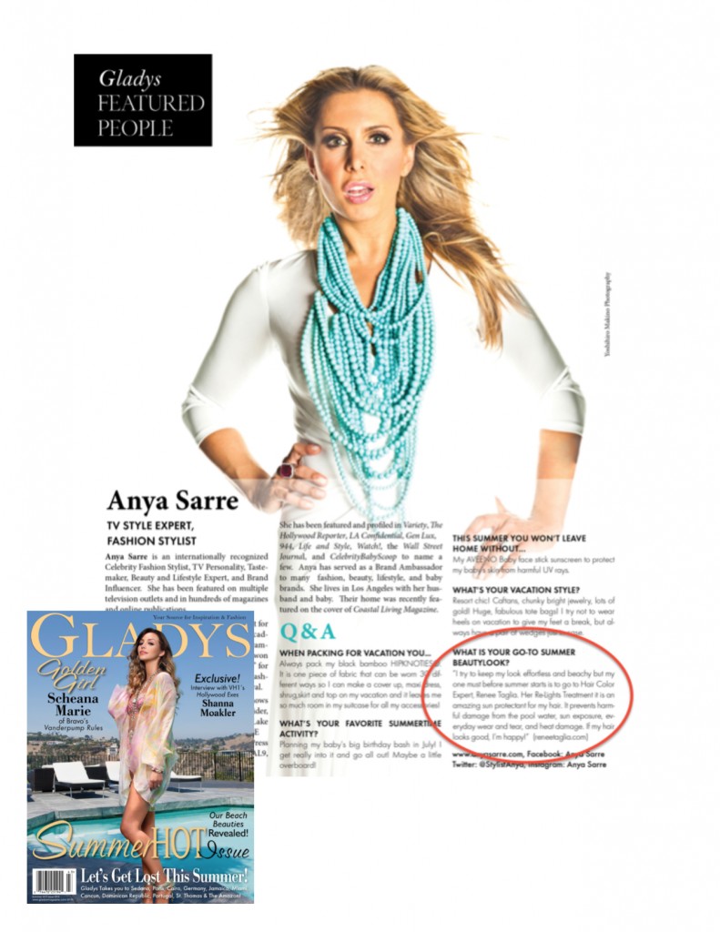 gladys magazine renee taglia